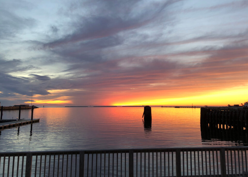 Sunset + Cocktails at the Shanty = A Beautiful Evening