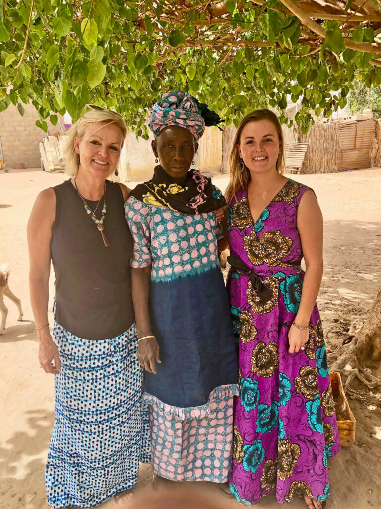 Eva and her daughter, Meadow (a Peace Corps Volunteer), in Senegal.