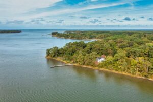Eastern Shore VA waterfront home with Chesapeake Bay views