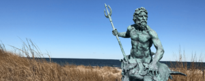 King Neptune Statue in Cape Charles, VA