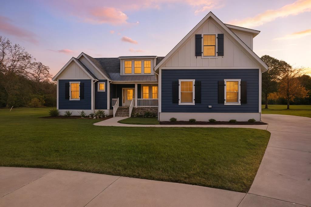 Newly built home showing what it looks like to build on vacant land in Cape Charles